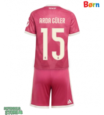 Real Madrid Arda Guler #15 Replika Babytøj Tredje sæt Børn 2026-27 Kortærmet (+ Korte bukser)